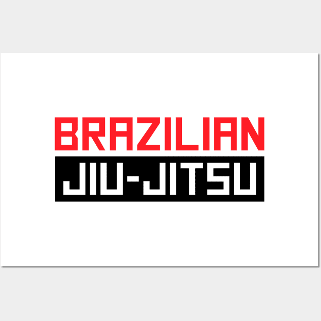 Brazilian Jiu-Jitsu (BJJ) Wall Art by fromherotozero